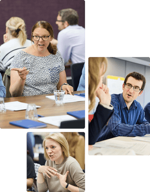 Health and Social Care staff at a management development programme