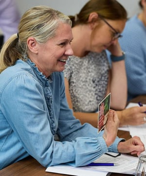 Local government leadership teams in conversation at a workshop