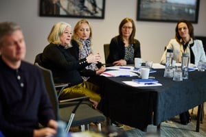 University of Brighton Finance Team collaborating during a strengths-based development workshop with Strengthify.