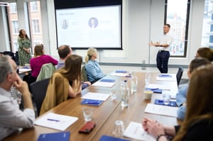 Holger facilitating the workshop