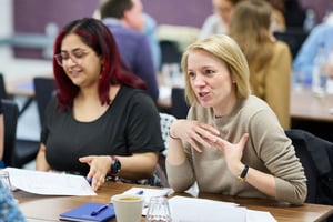 Attendees at an Appreciative Inquiry Workshop