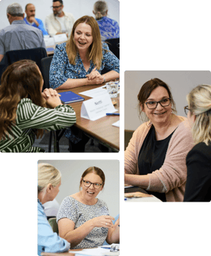 Local government teams attending a workshop